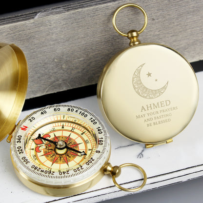 Personalised Eid and Ramadan Keepsake Compass