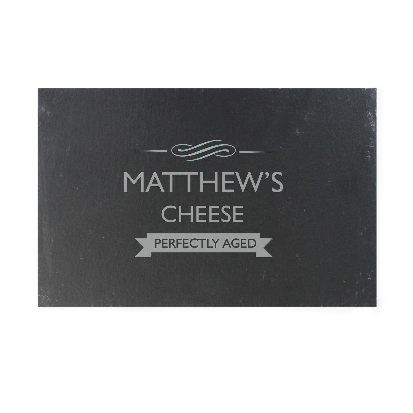 Personalised Perfectly Aged Slate Cheese Board