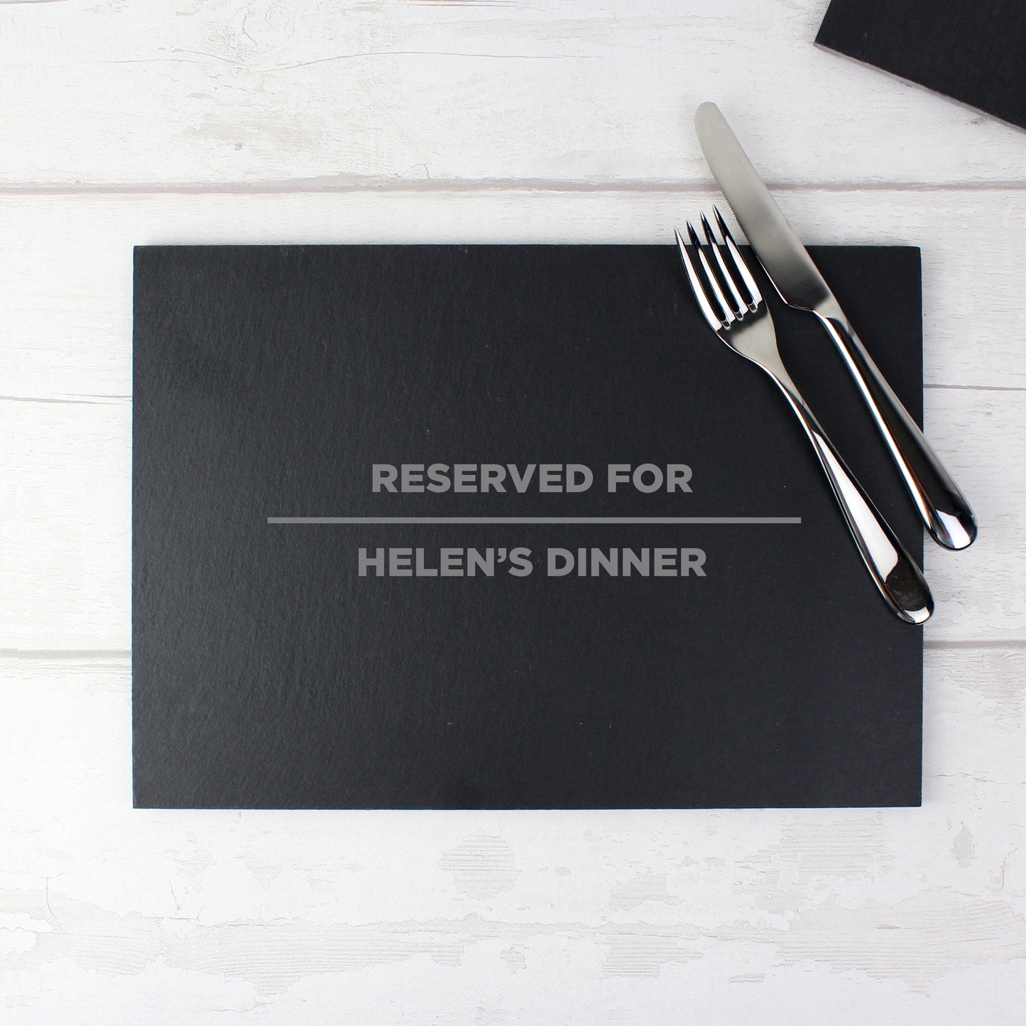 Personalised Classic Slate Rectangle Placemat