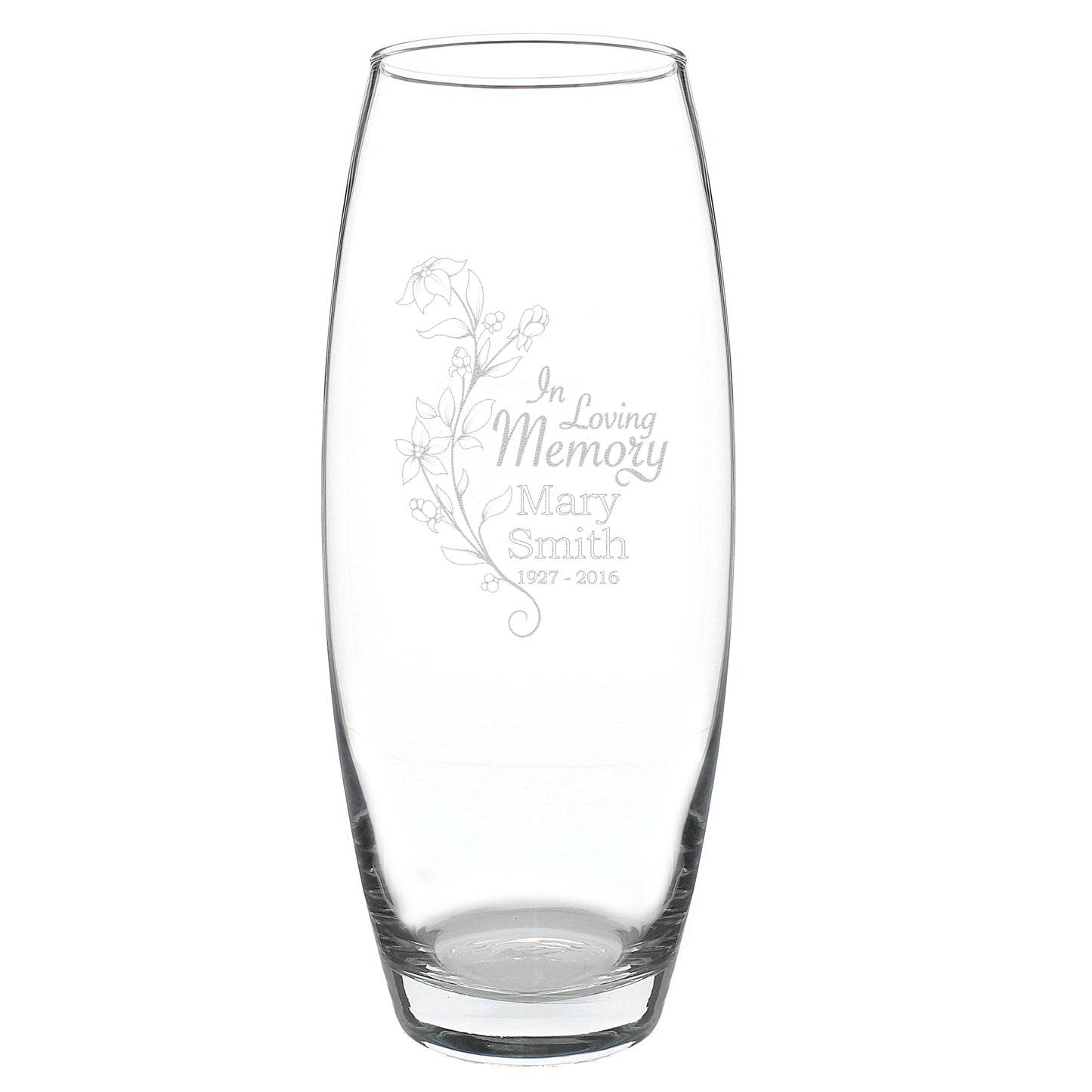 Personalised In Loving Memory Vase