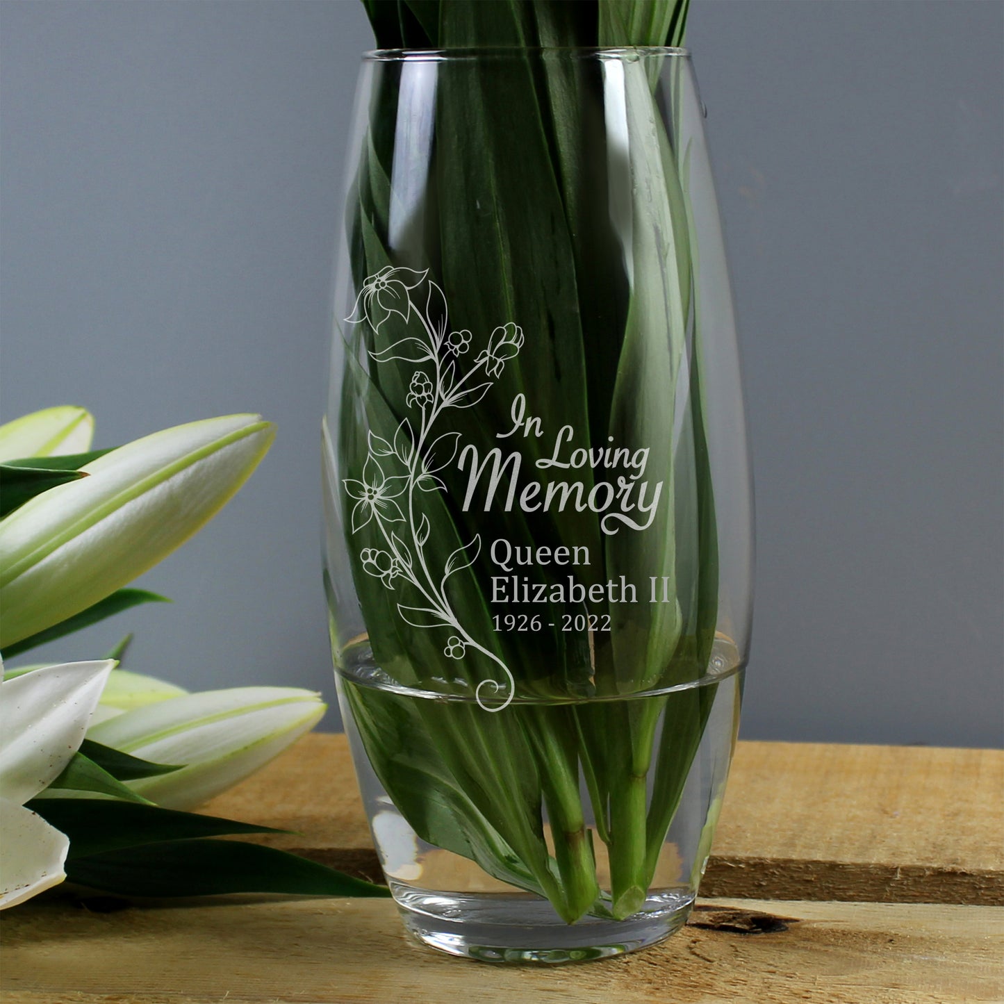 Personalised In Loving Memory Vase