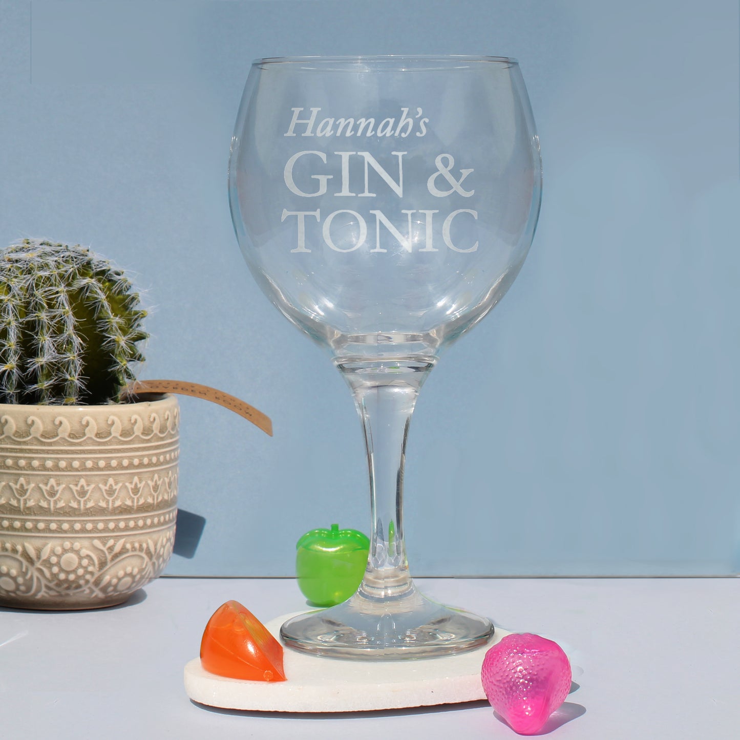 Personalised Gin & Tonic Balloon Glass