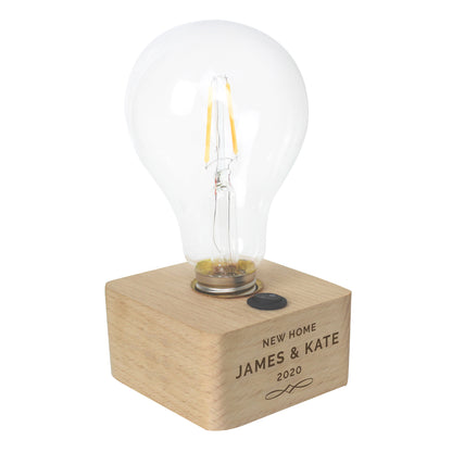 Personalised Decorative LED Bulb Table Lamp