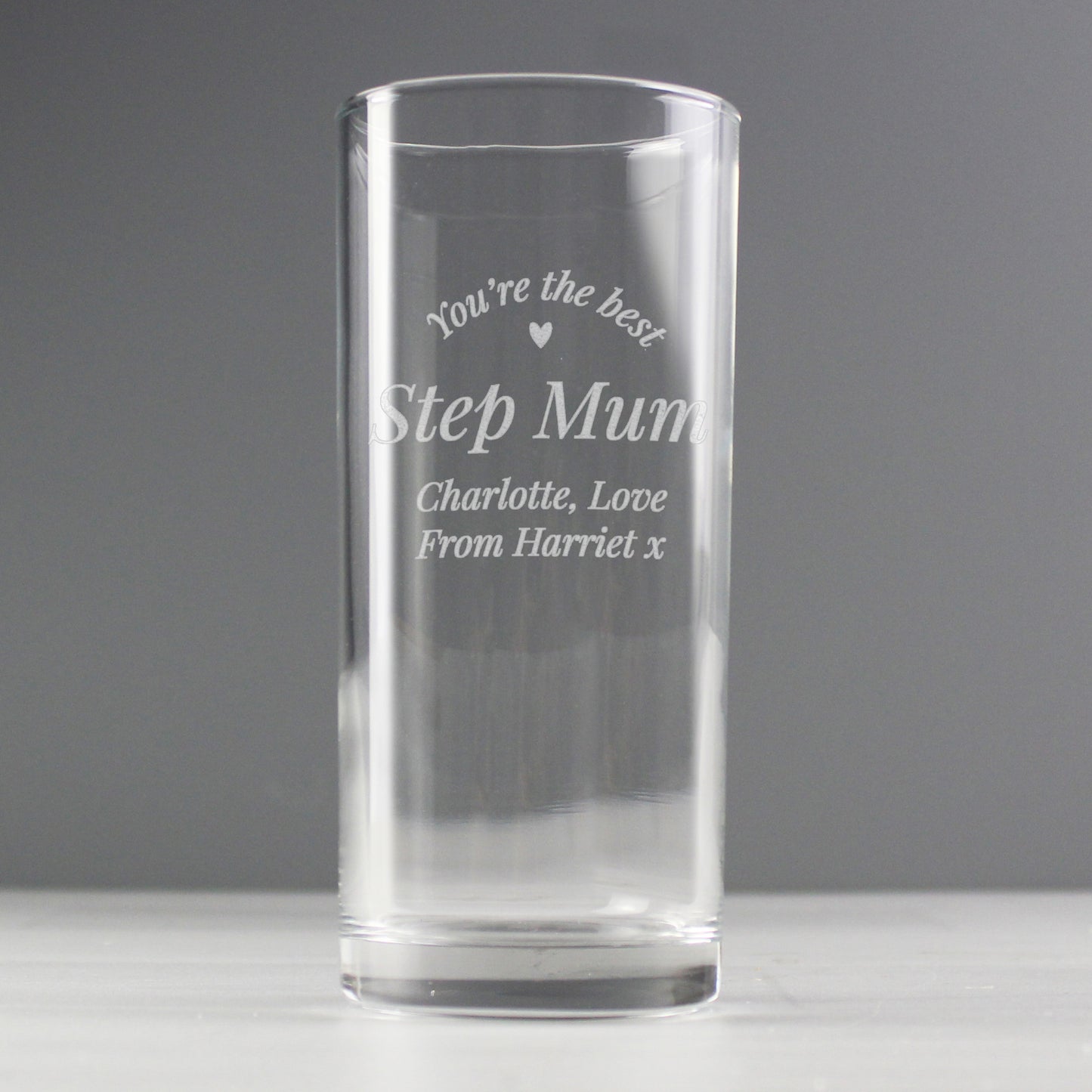 Personalised You Are The Best Hi Ball Glass