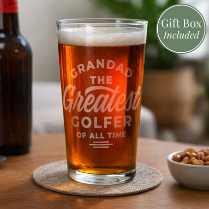 Personalised Greatest Pint Glass