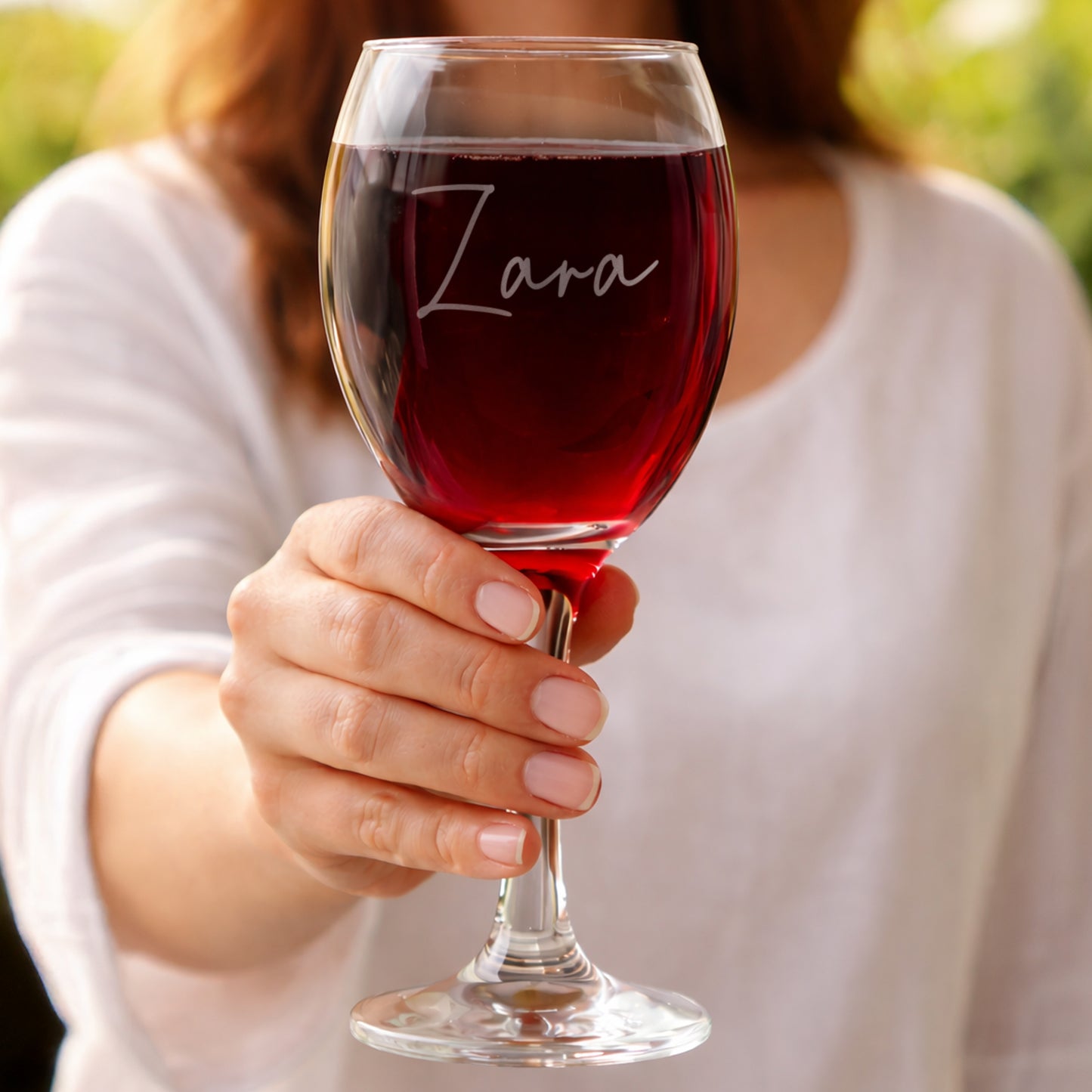 Personalised Name Wine Glass