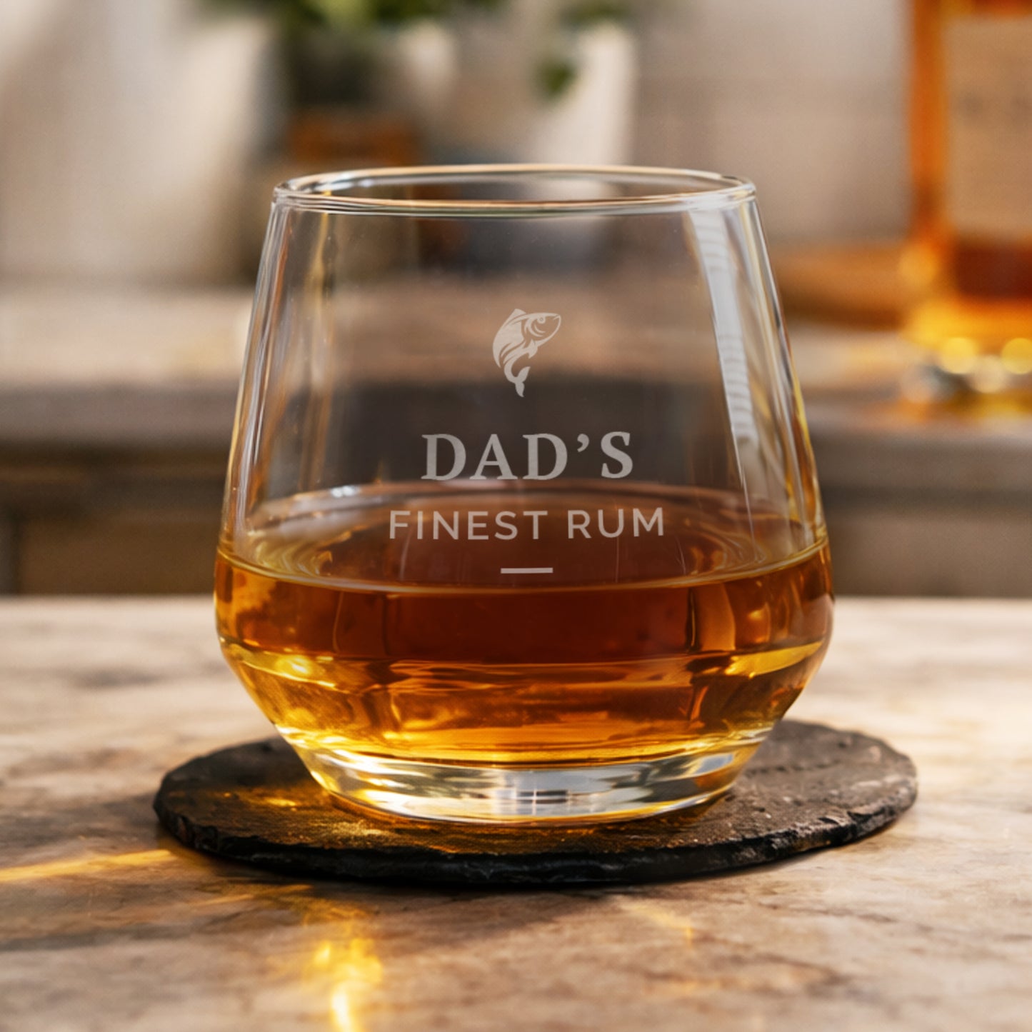 Personalised Fishing Motif Tumbler