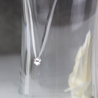Personalised Leaf Motif Hand Cut Diamond Effect Heart Vase