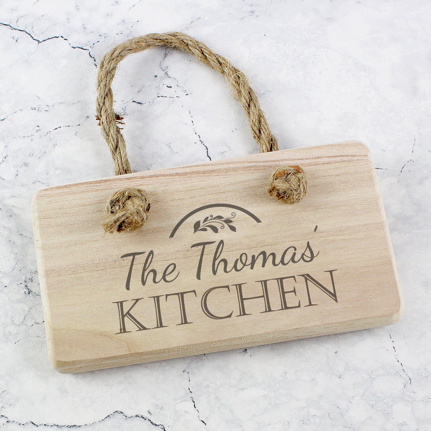 Personalised Kitchen Wooden Sign