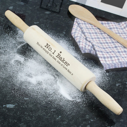 Personalised Baker Rolling Pin