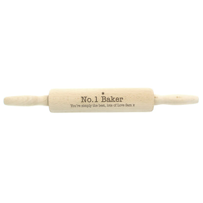 Personalised Baker Rolling Pin