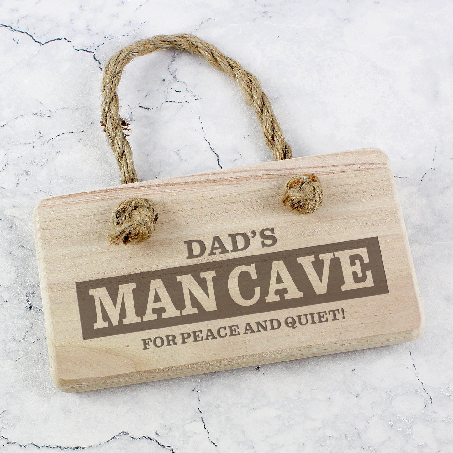 Personalised Man Cave Wooden Sign