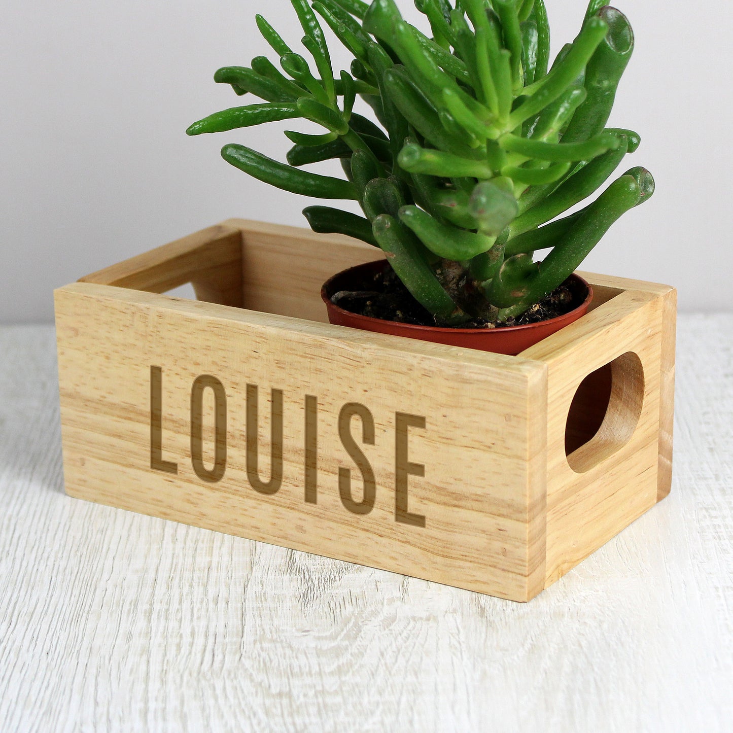 Personalised Name Only Mini Wooden Crate