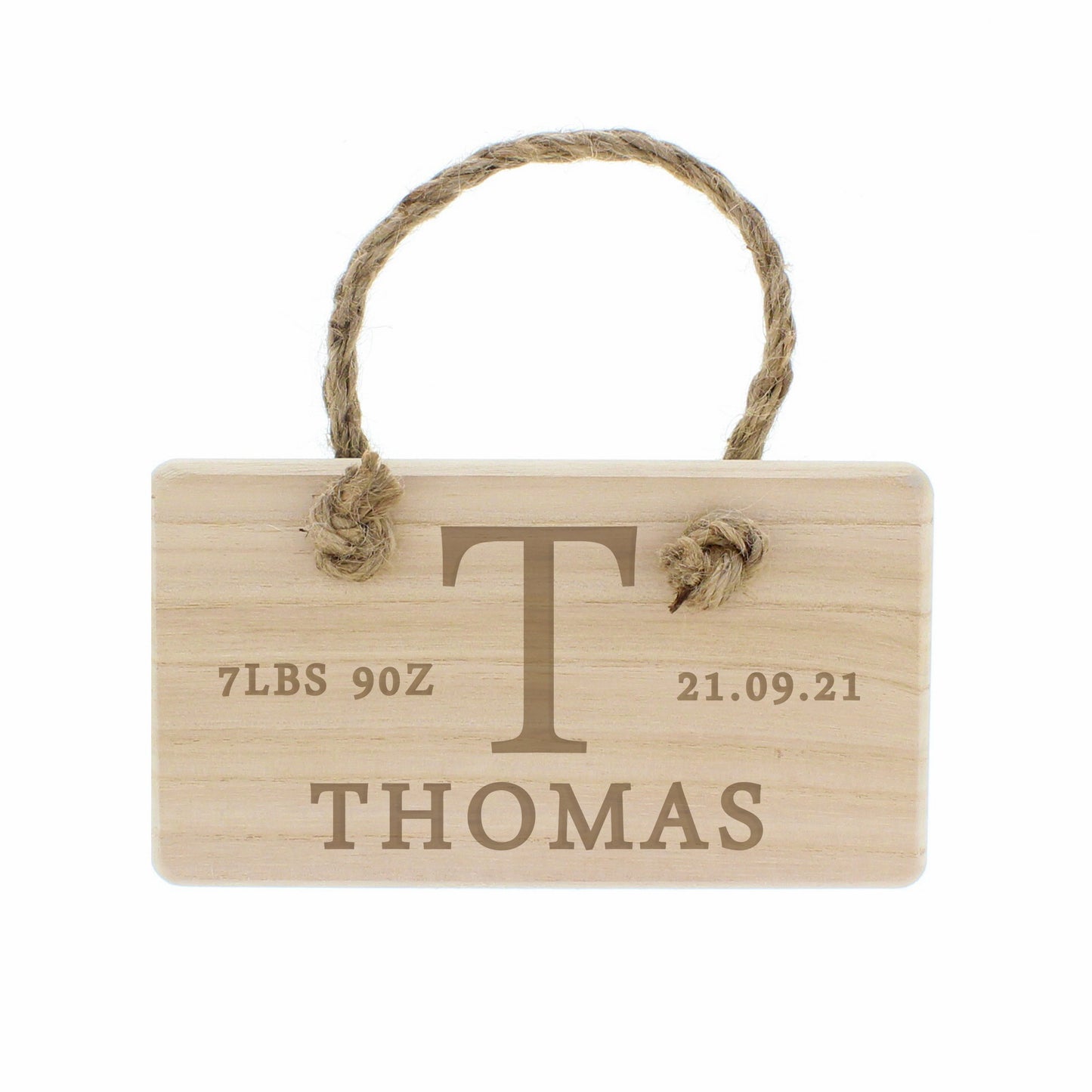 Personalised Initial Wooden Sign