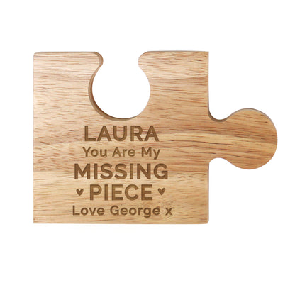 Personalised My Missing Piece Jigsaw Piece