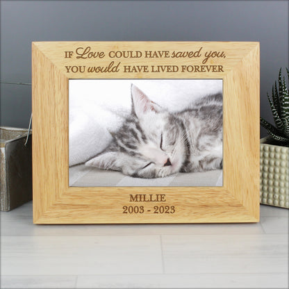 Personalised Pet Memorial 6x4 Photo Frame