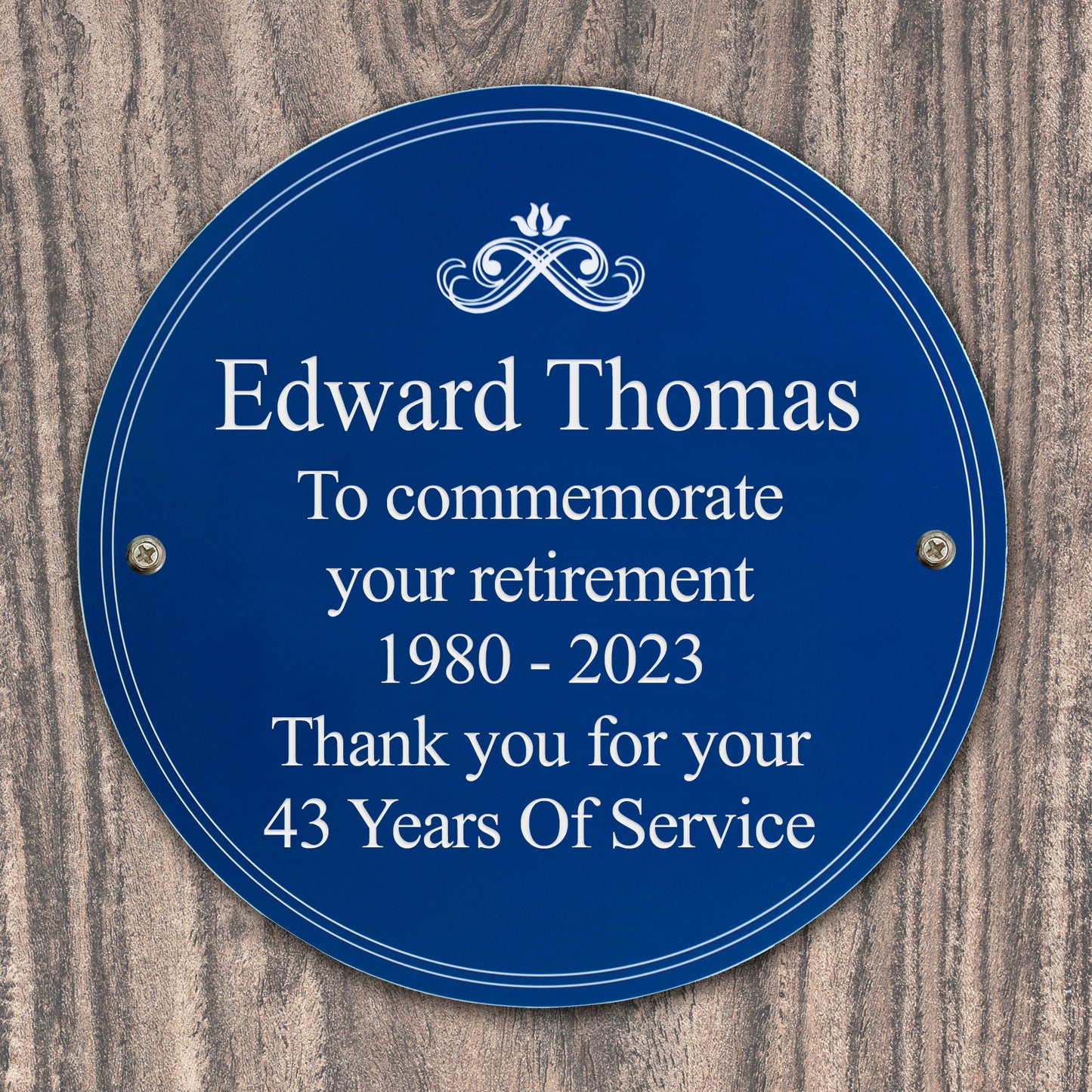 Personalised Heritage Plaque