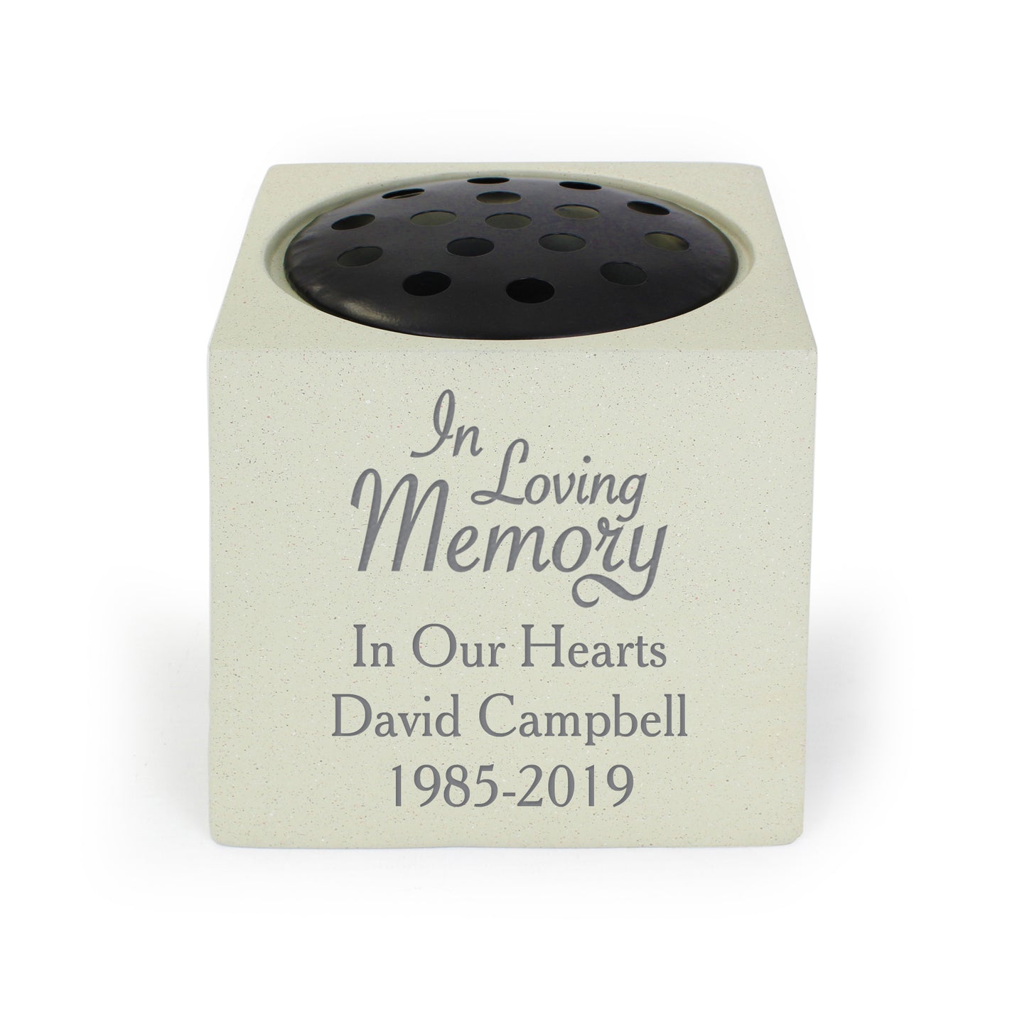 Personalised In Loving Memory Memorial Vase