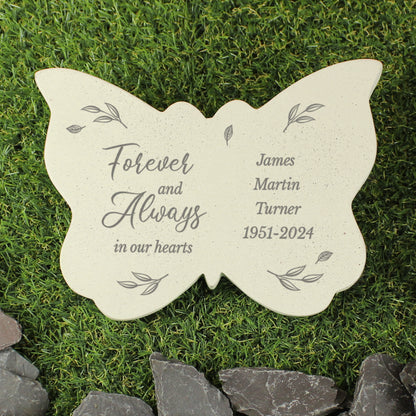 Personalised Forever and Always Memorial Butterfly