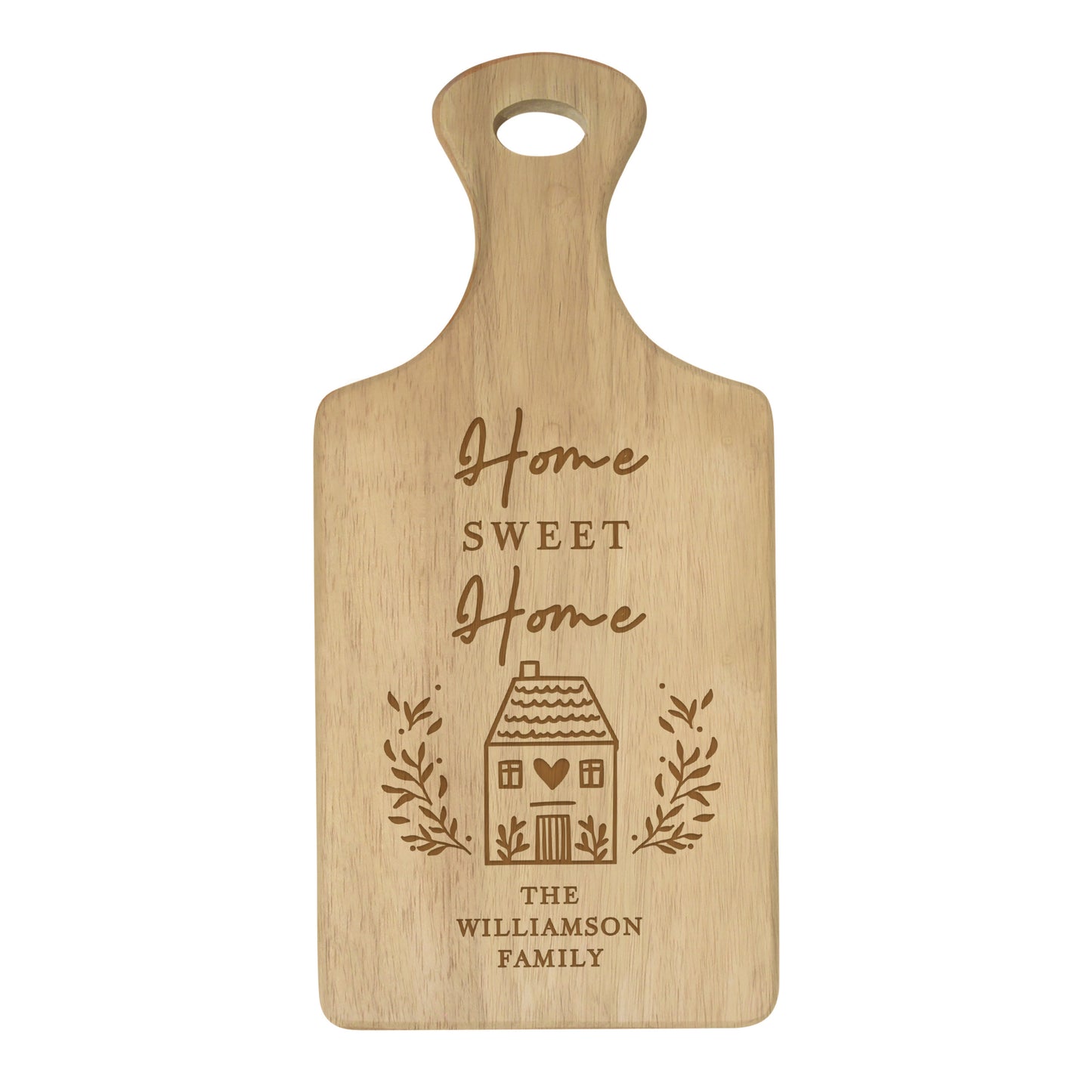 Personalised HOME Wooden Paddle Board