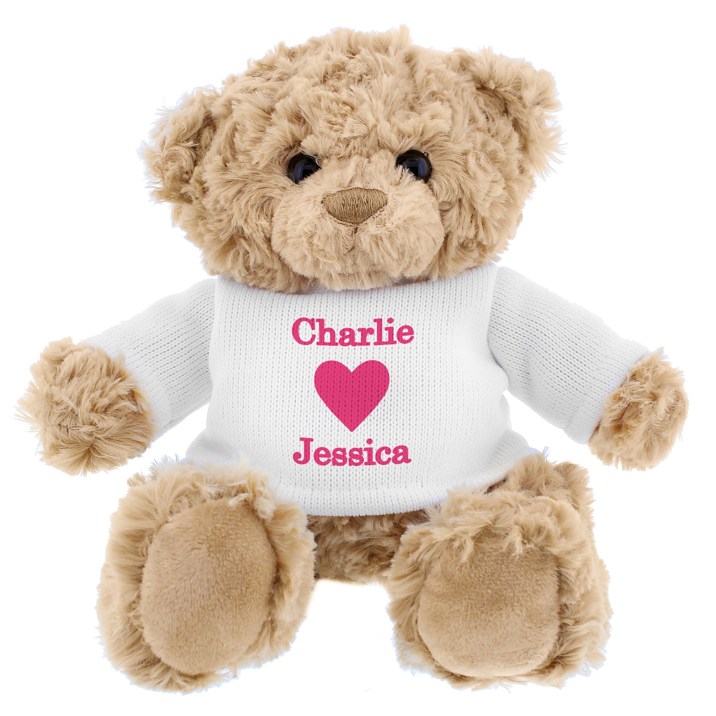 Personalised Love Heart Teddy Bear