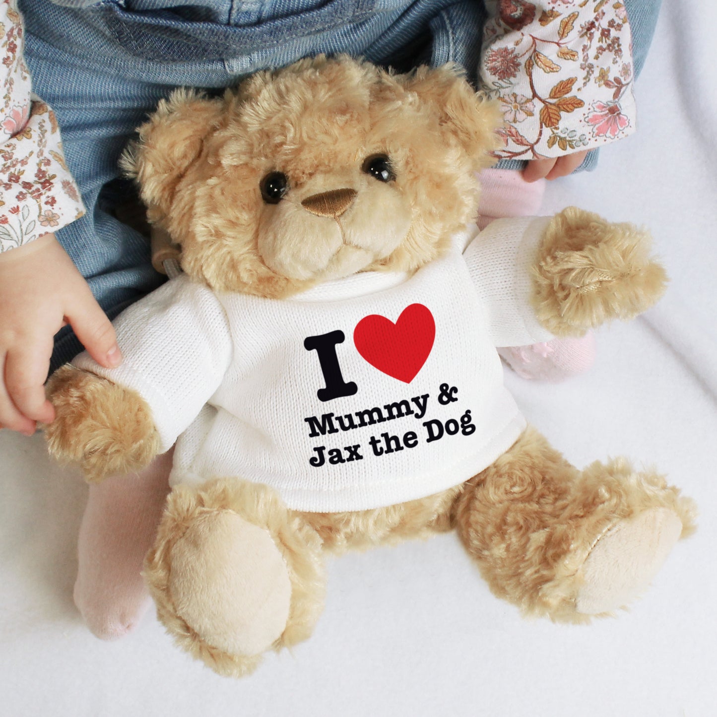 Personalised I Love... Teddy Bear