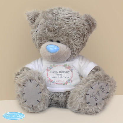 Personalised Me To You Bear 'Floral'