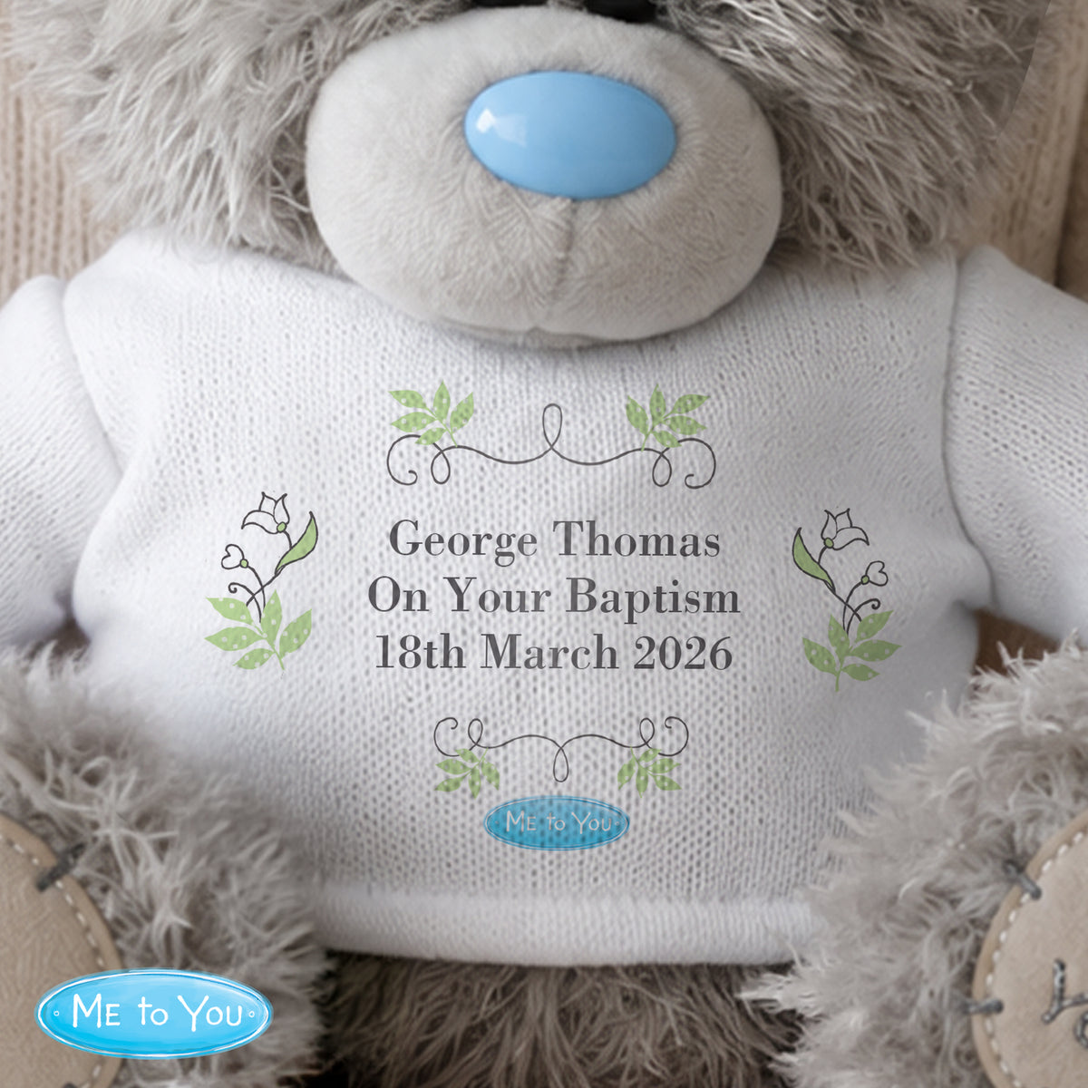 Personalised Me To You Botanical Bear