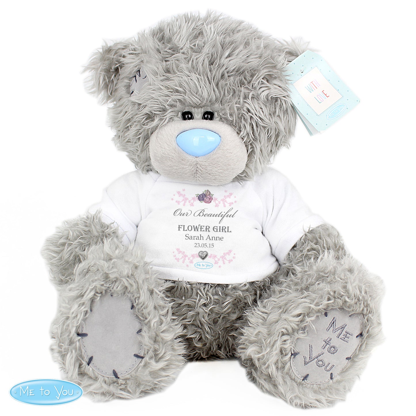 Personalised Me To You Bear for Bridesmaid and Flowergirl