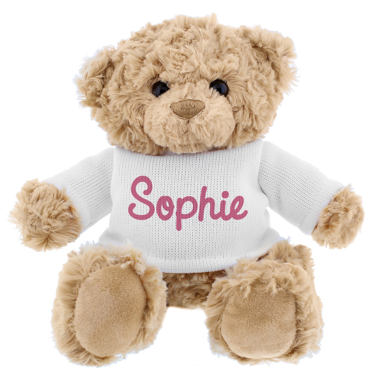 Personalised Pink Name Only Teddy Bear