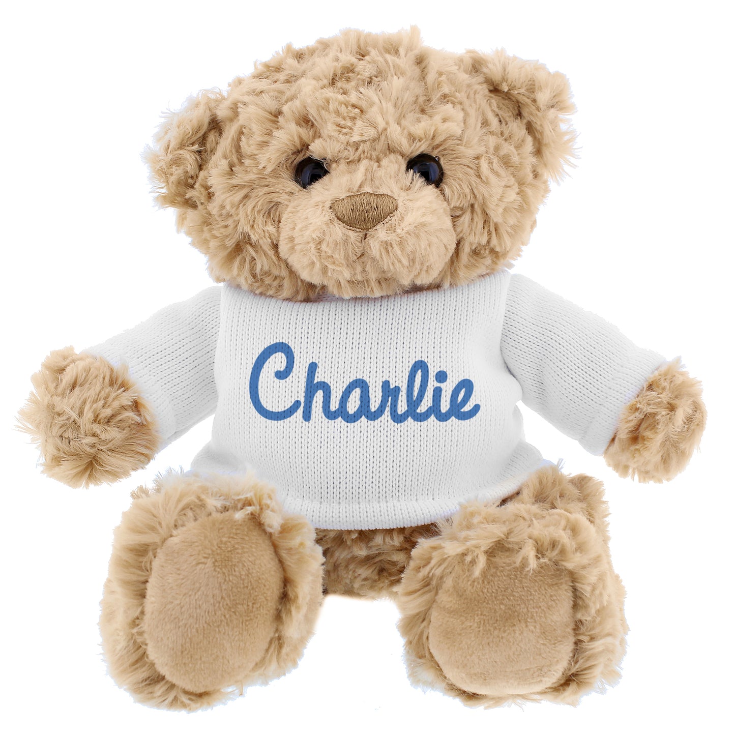 Personalised Blue Name Only Teddy Bear