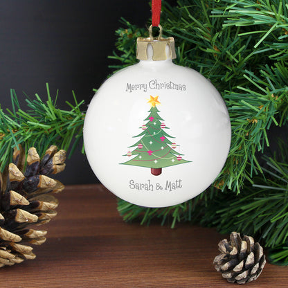 Personalised Christmas Tree Bauble