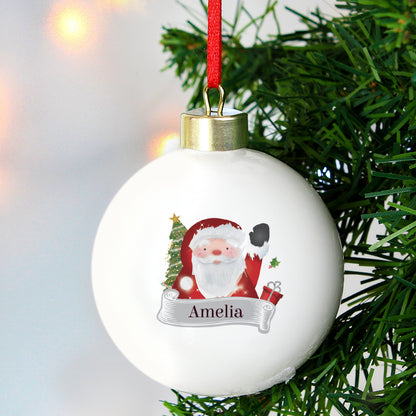 Personalised Santa Claus Bauble