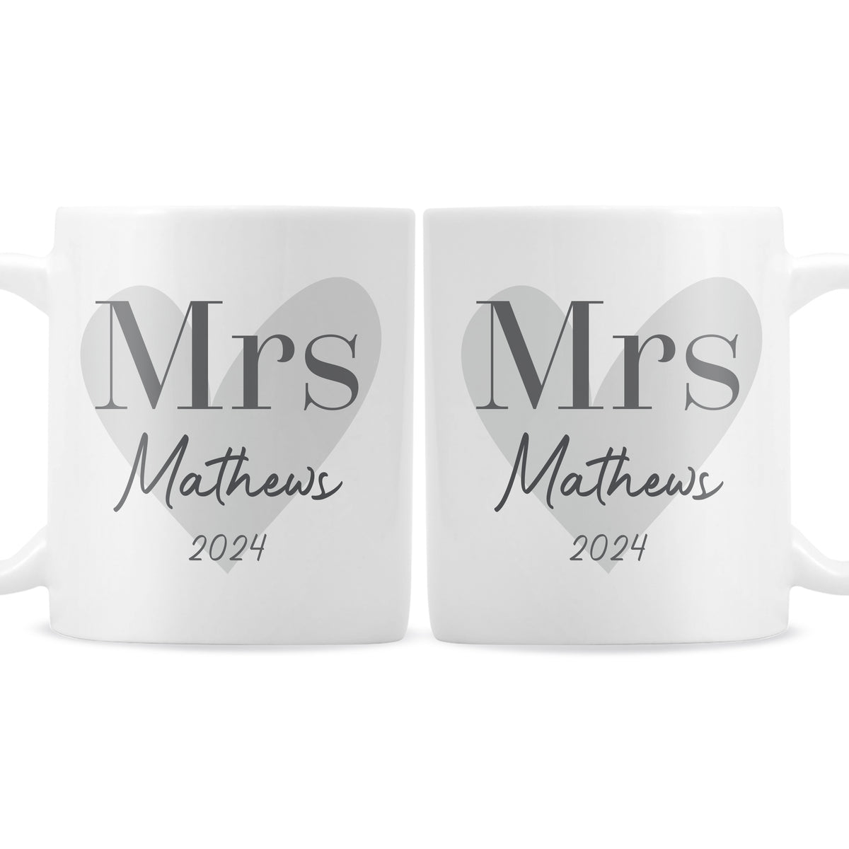 Personalised Couples Mug Set