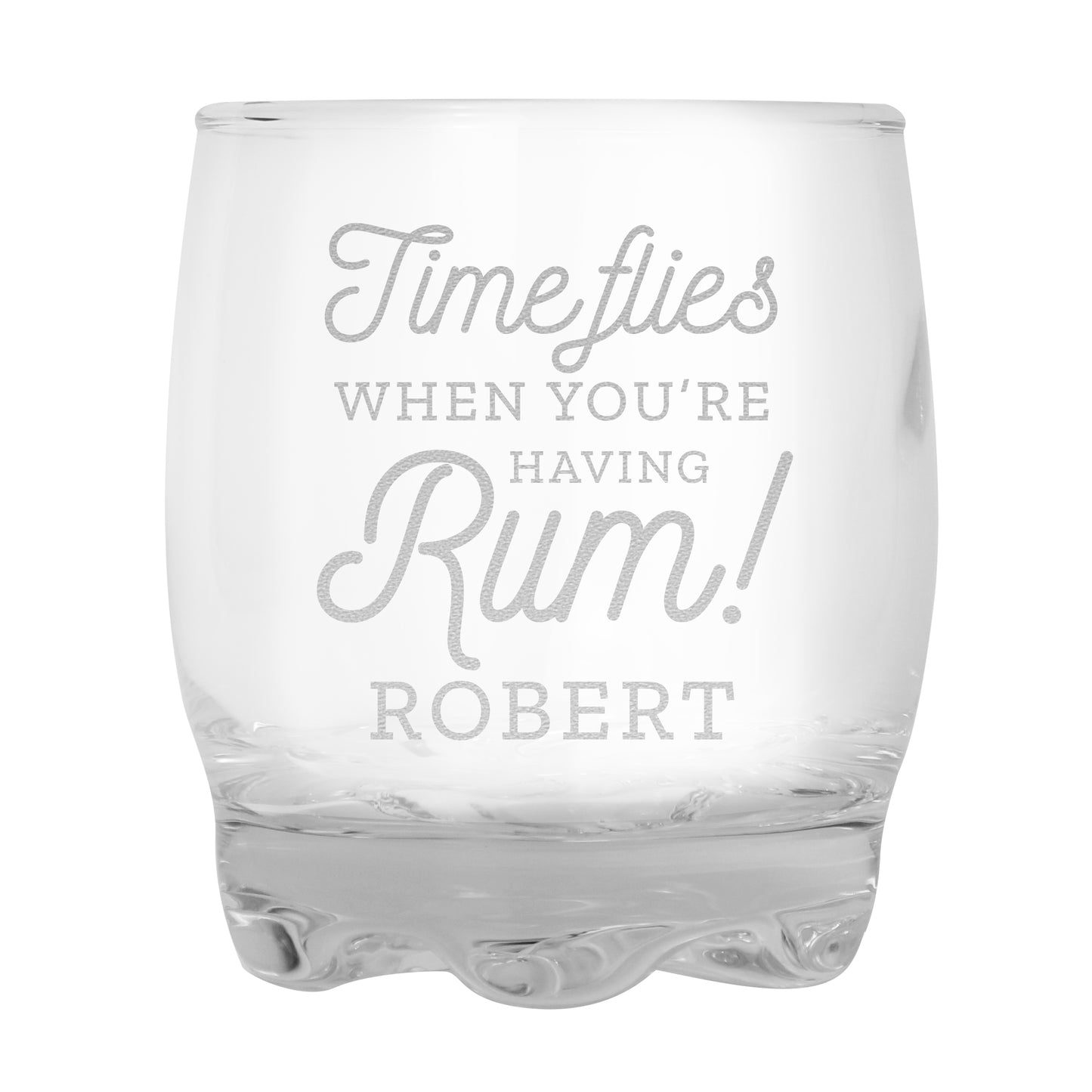 Personalised Time Flies When You're Having Rum Tumbler