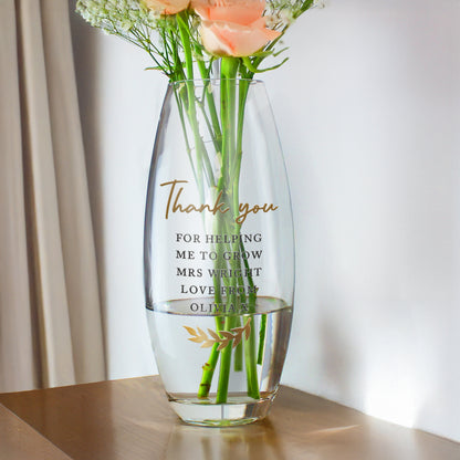 Personalised Free Text Bullet Vase