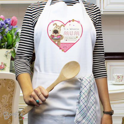 Personalised Boofle Flowers Apron