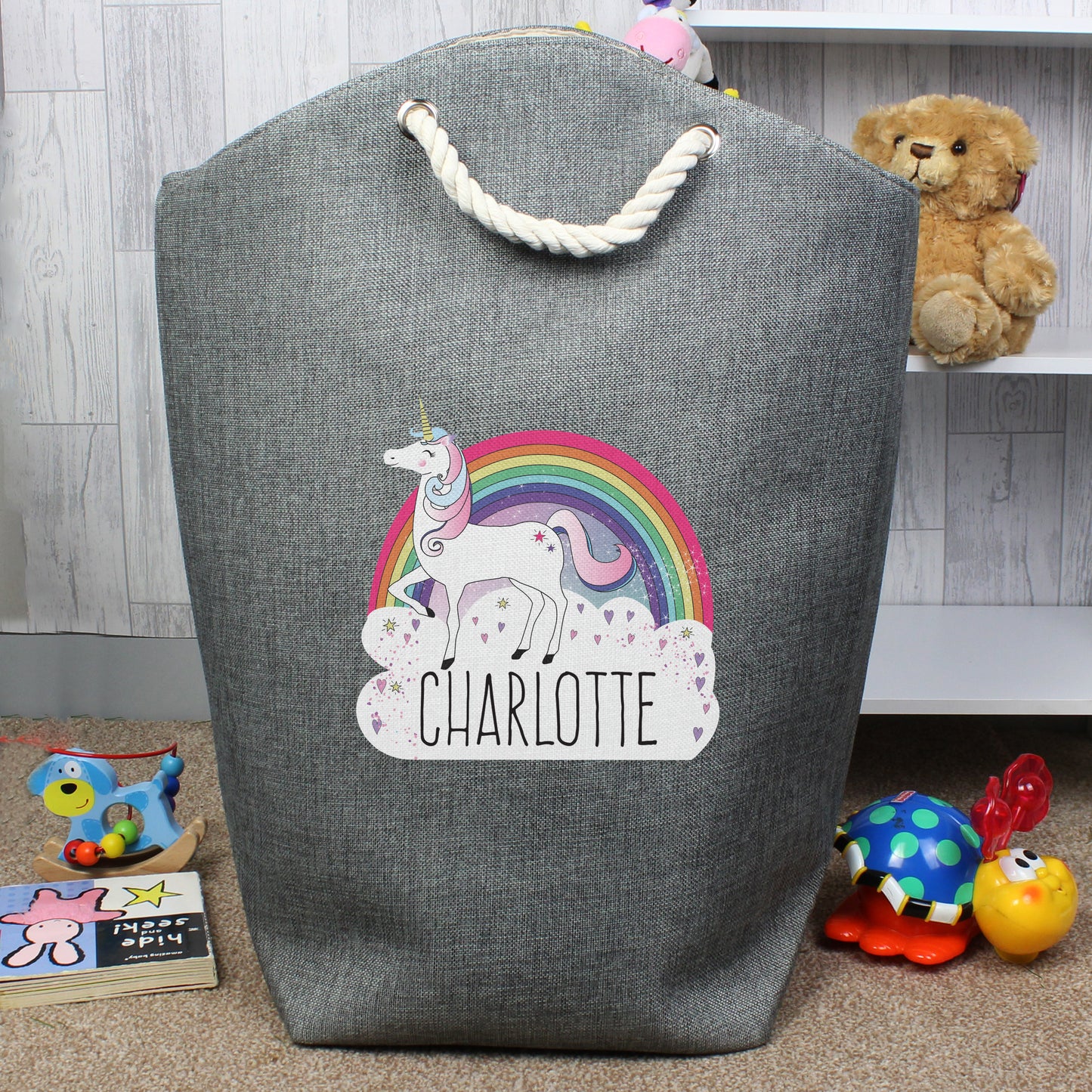 Personalised Unicorn Storage Bag