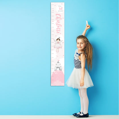 Personalised Fairy Princess Height Chart