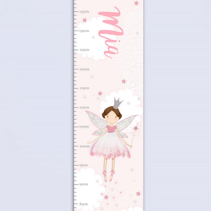 Personalised Fairy Princess Height Chart