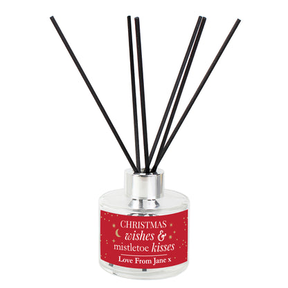 Â Personalised Christmas Wishes Reed Diffuser