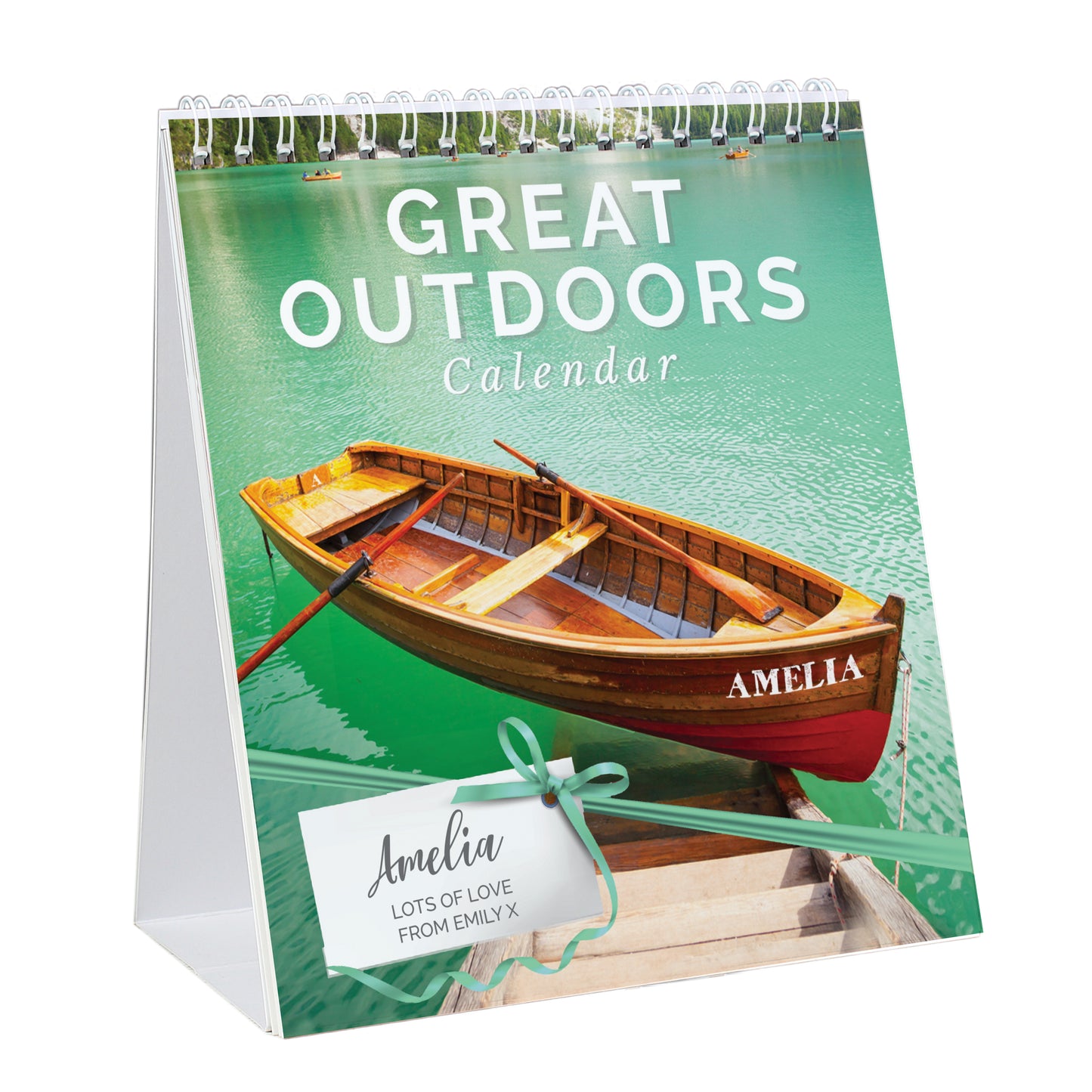 Personalised Outdoors Desk Calendar