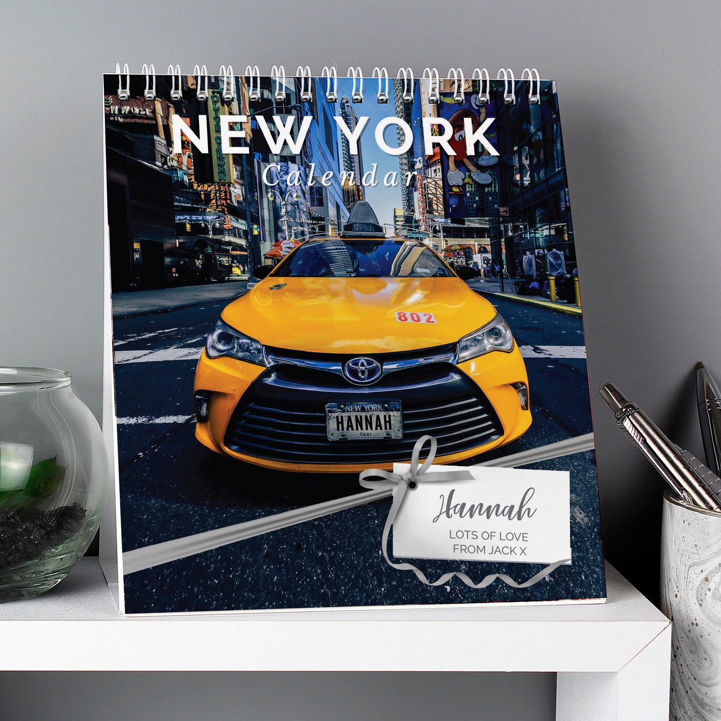 Personalised New York Desk Calendar