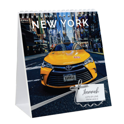 Personalised New York Desk Calendar