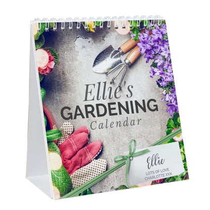 Personalised Gardening Desk Calendar