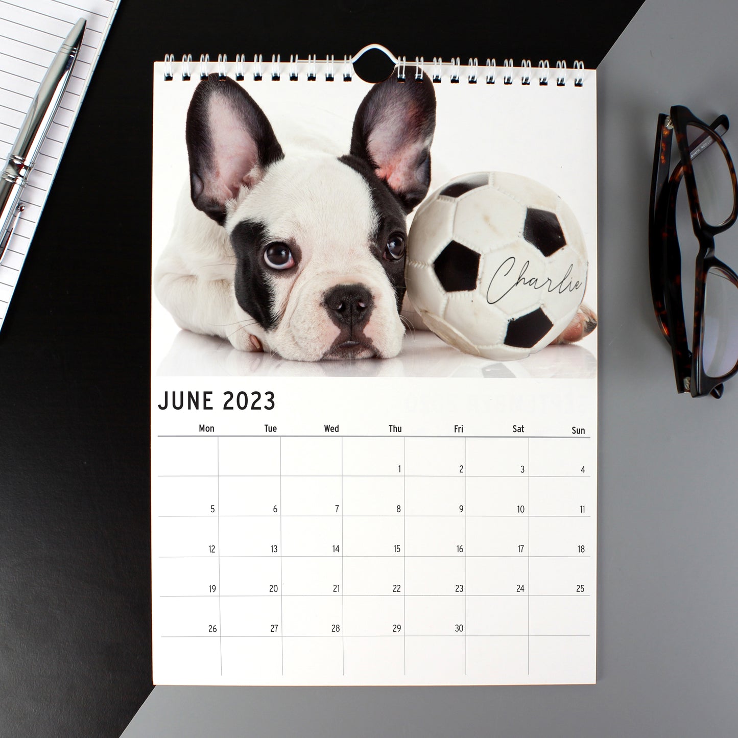 Personalised A4 Barking Mad Calendar