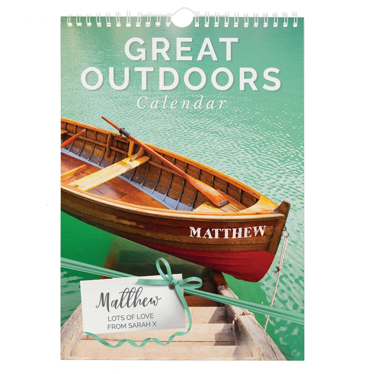 Personalised A4 Great Outdoors Calendar