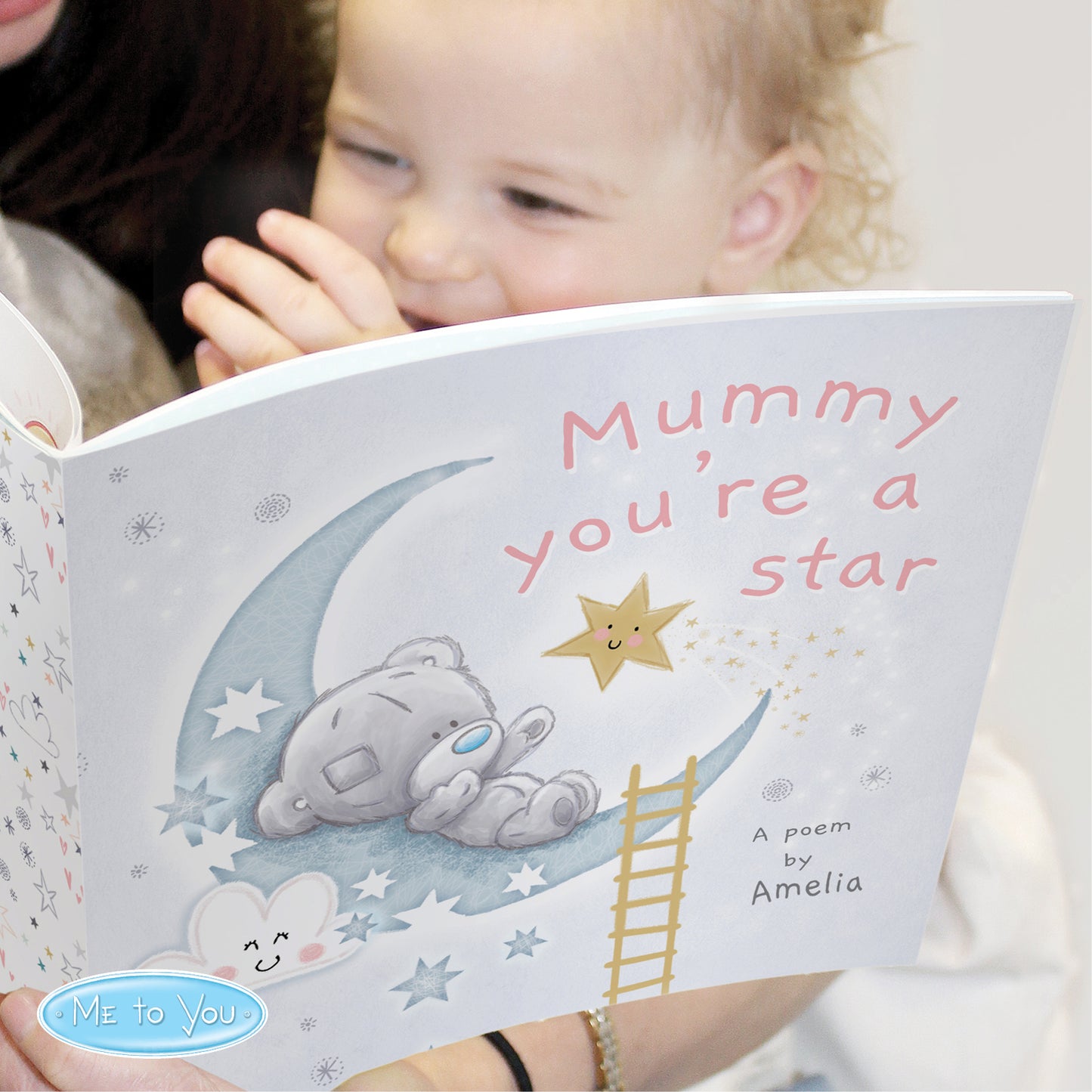 Personalised Tiny Tatty Teddy Mummy You're A Star, Poem Book