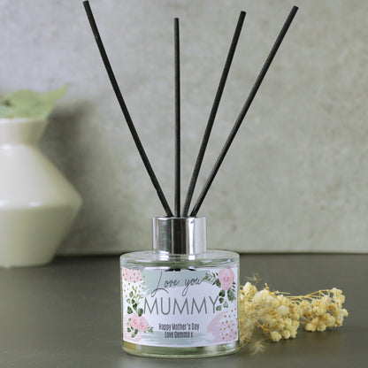 Personalised Abstract Rose Reed Diffuser