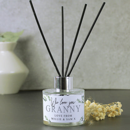 Personalised Botanical Reed Diffuser